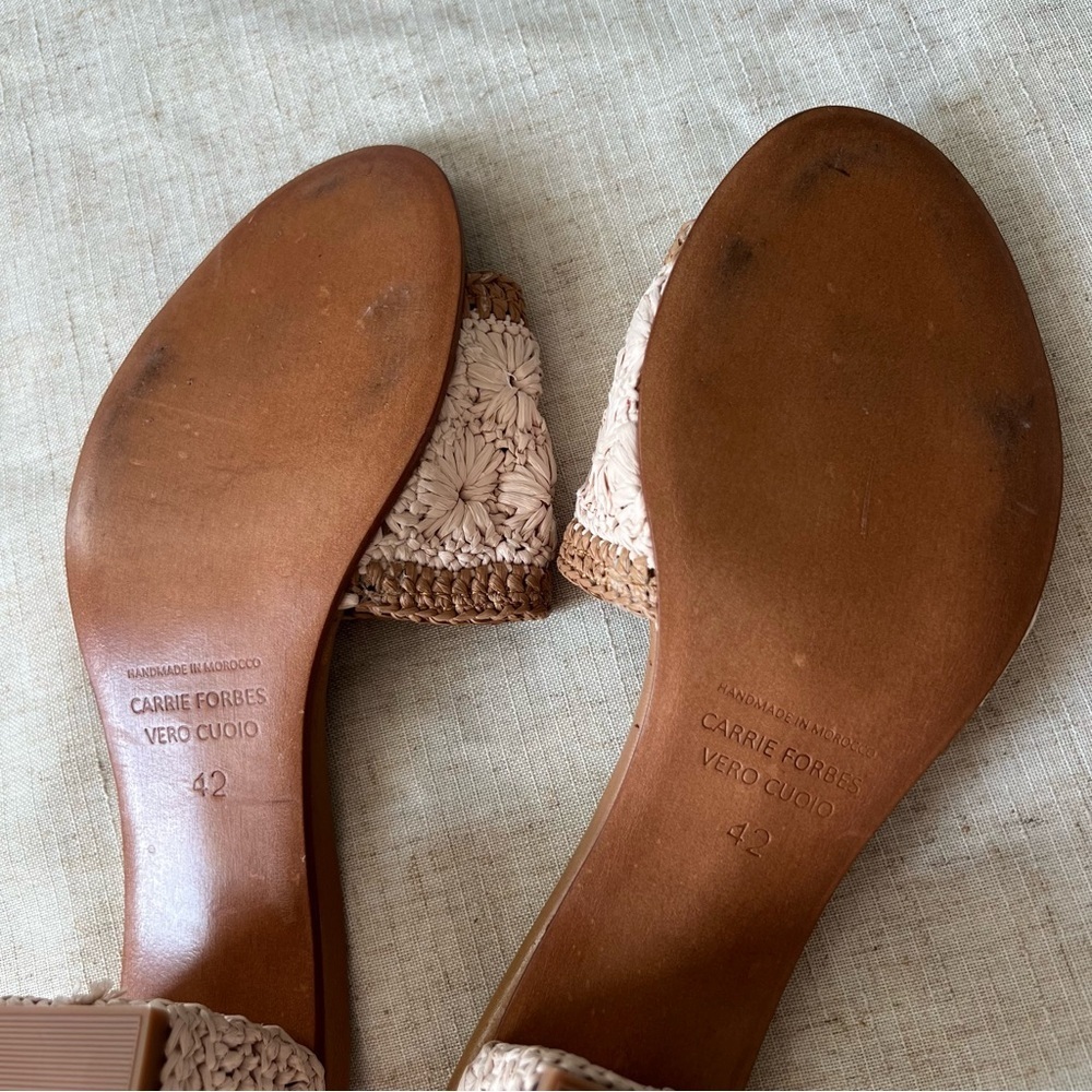 CARRIE FORBES Abdel Raffia Mules - Picture 11 of 14